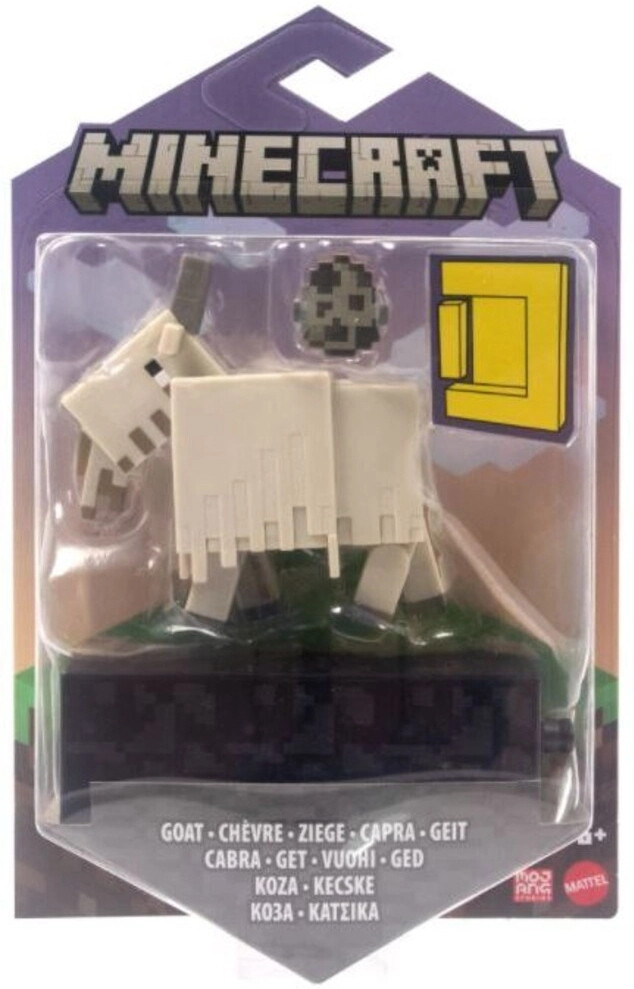 Mattel Minecraft 8cm Nether Portal Figure - Goat