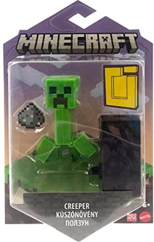 Mattel Minecraft 8cm Nether Portal Figure - Creeper