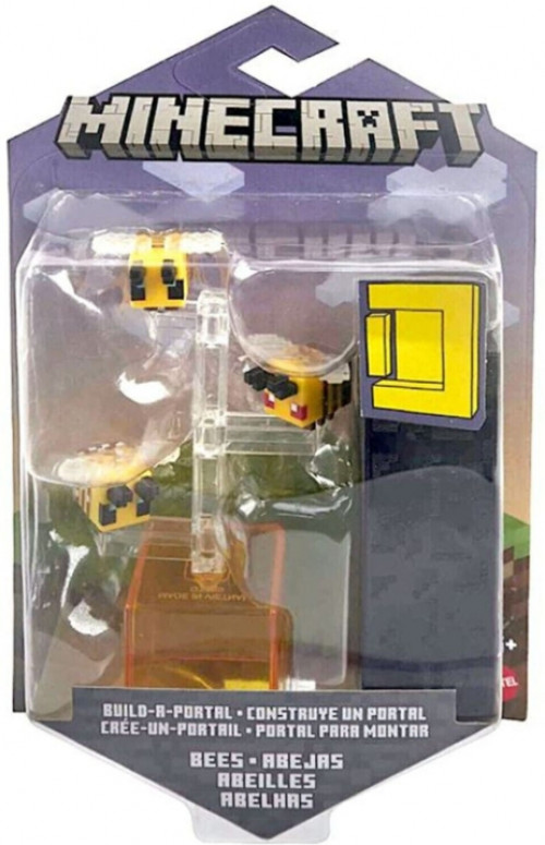 Mattel Minecraft 8cm Nether Portal Figure - Bees