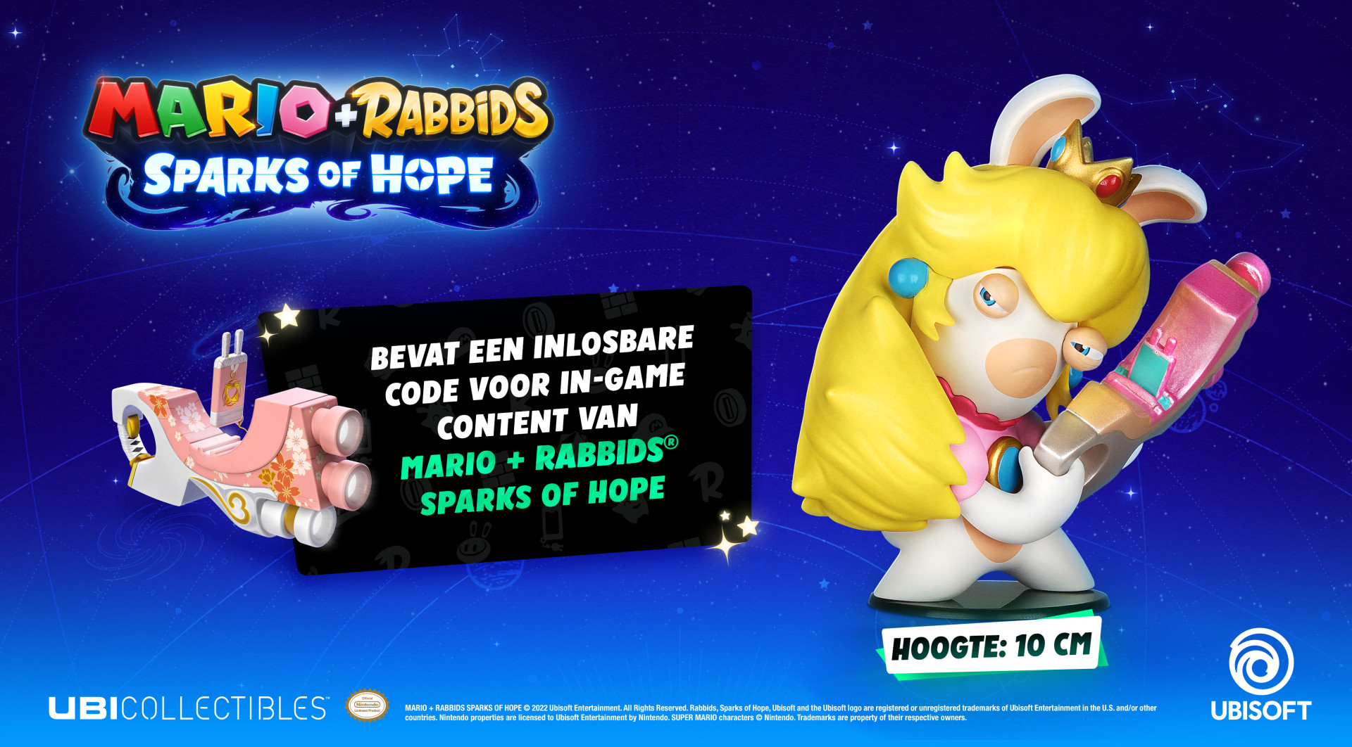 Ubisoft Mario + Rabbids Sparks of Hope Figurine - Rabbid-Peach (inc. DLC)