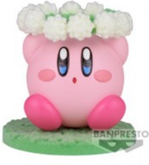 Banpresto Kirby Fluffy Puffy Figure - Kirby with Flowers