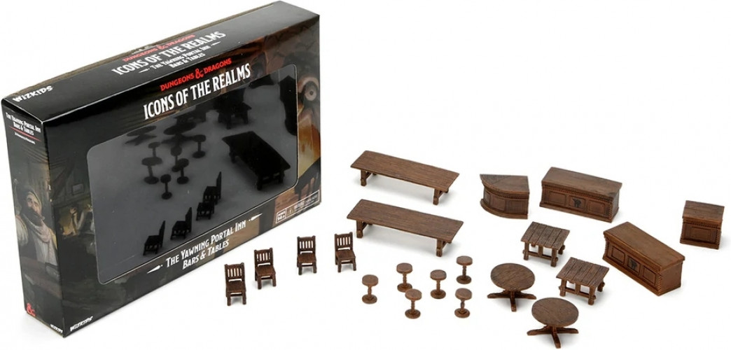 WizKids Dungeons & Dragons Icons of the Realms - The Yawning Portal Inn - Bars&Tables Pack