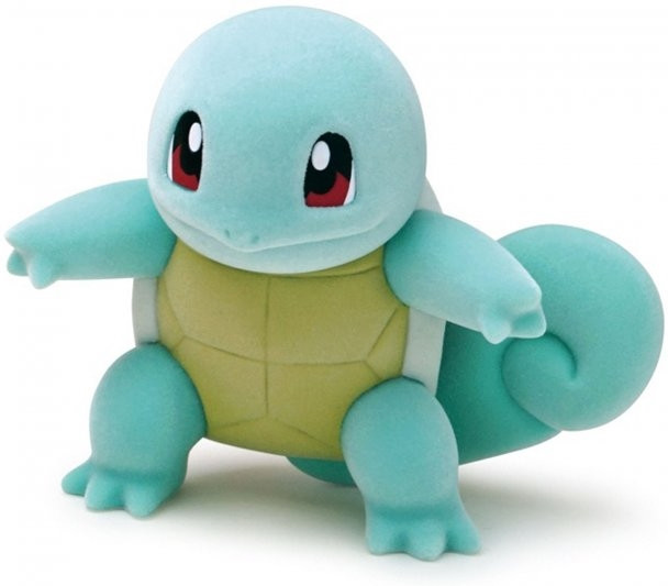 ShoPro Pokemon Deluxe Flocked Doll Figure - Squirtle