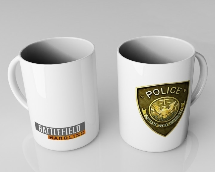Gaya Entertainment Battlefield Hardline Mug Police