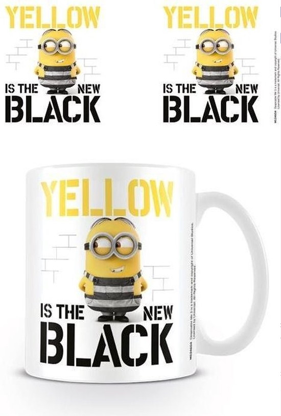 Pyramid International Despicable ME 3 Mug - Yellow is the new Black