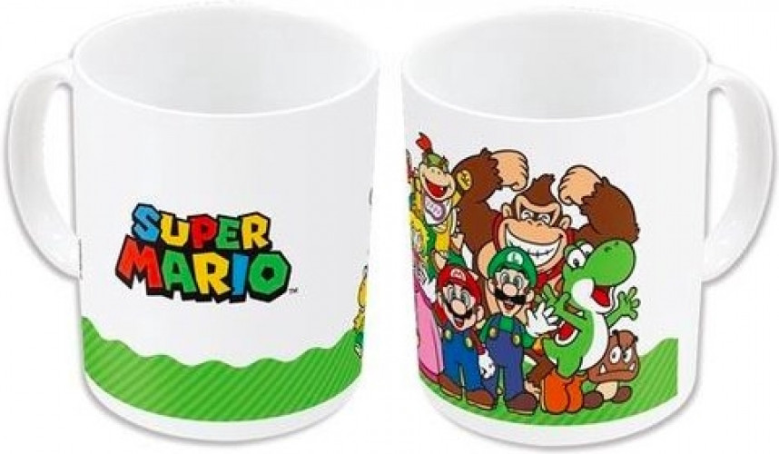 Super Mario Becher Super Mario Tasse Kaffeetasse 325ml Mug Cup mit Geschenkkarton Neu