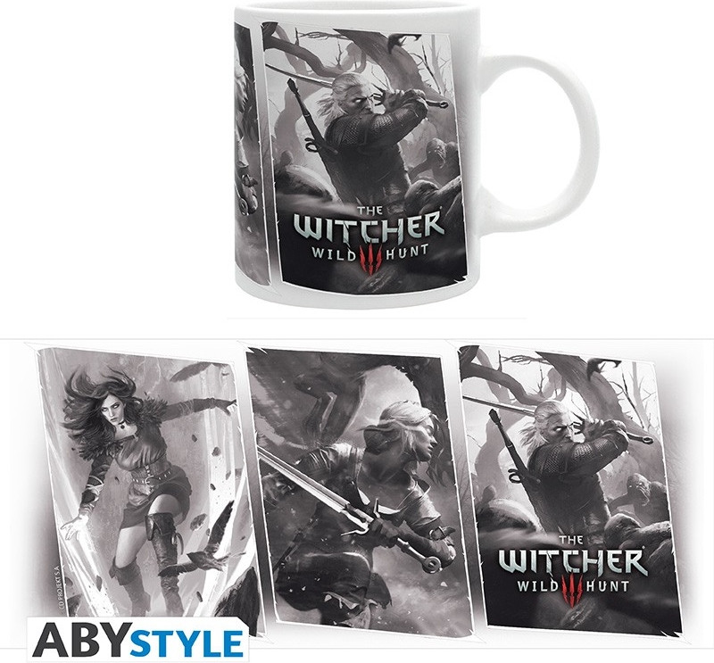 Abystyle The Witcher Mug - Geralt, Ciri and Yennefer