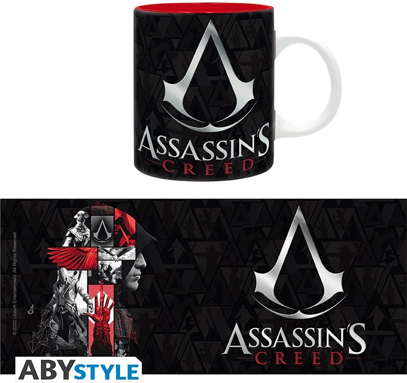 Abystyle Assassin's Creed Mug - Crest Red&Black