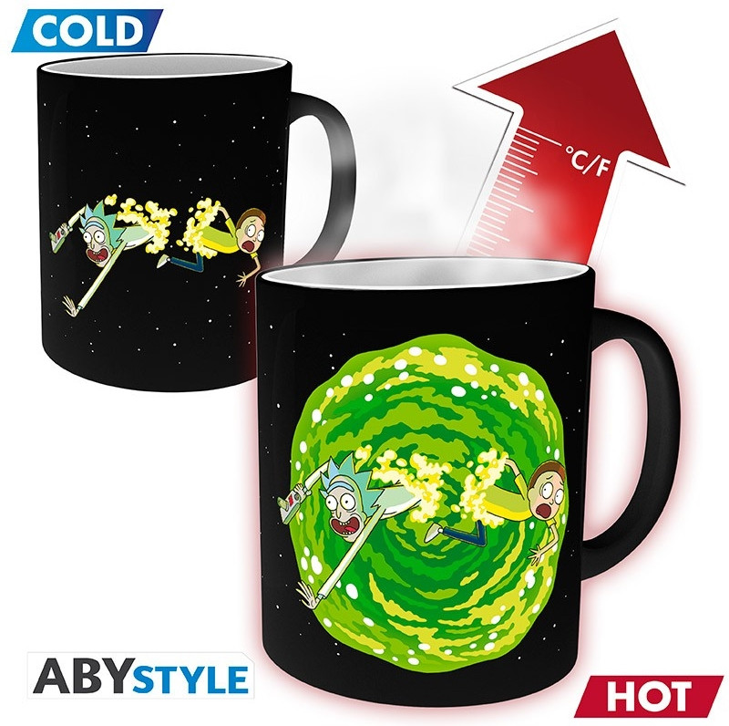 Abystyle Rick & Morty Heat Change Mug - Portal