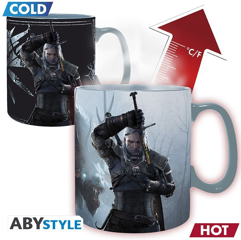 Abystyle The Witcher Heat Change Mug - Geralt & Ciri
