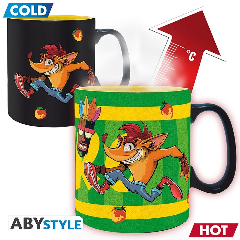 Abystyle Crash Bandicoot Heat Change Mug - Nitro
