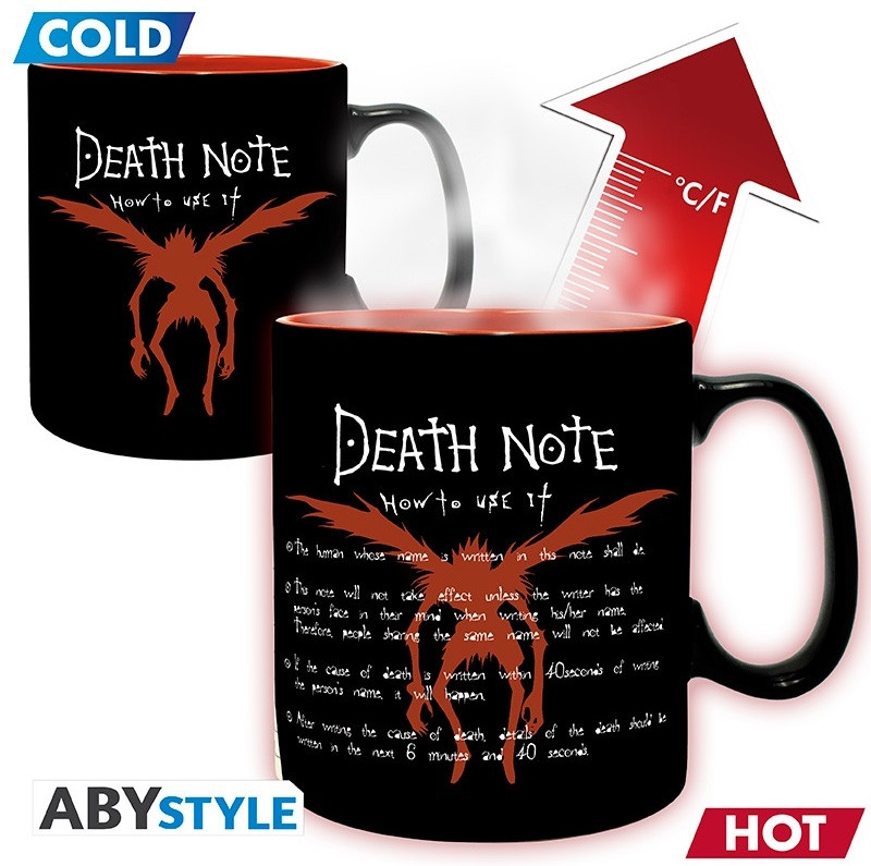 Abystyle Death Note Heat Change Mug - Kira, L & Ryuk