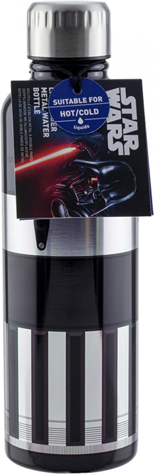 Paladone Star Wars - Darth Vader Lightsaber Metal Water Bottle