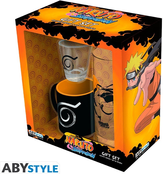 Abystyle Naruto Shippuden - Mug & 2 Glasses Gift Set