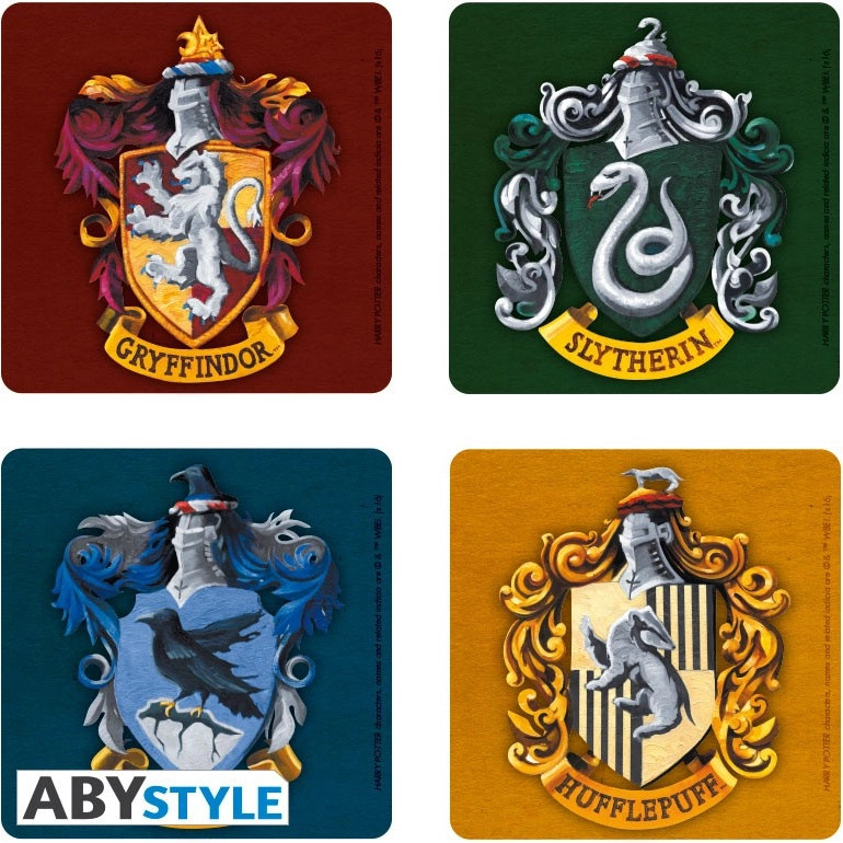 Abystyle Harry Potter - 4 Houses Coasters