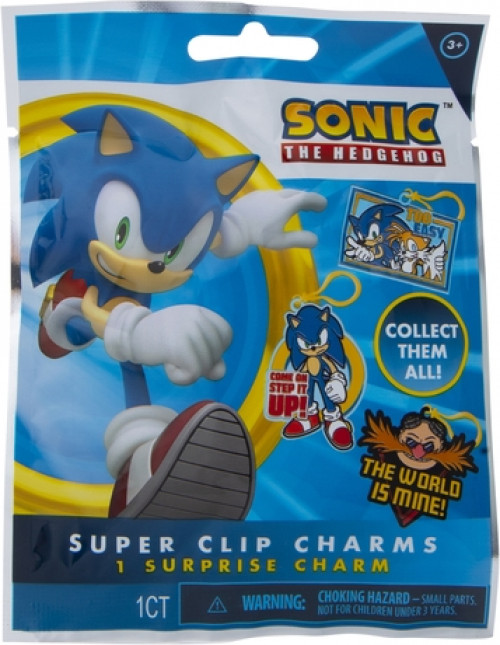 Forever Clever Sonic the Hedgehog Super Clip Charms Blind Bag