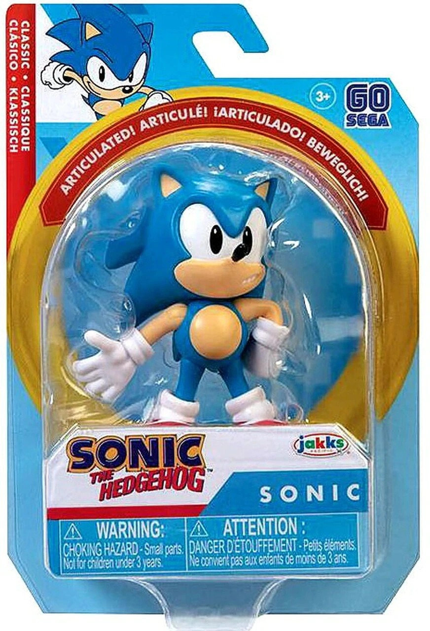 Jakks Pacific Sonic Articulated Figure - Sonic (6cm) (Classic Version)