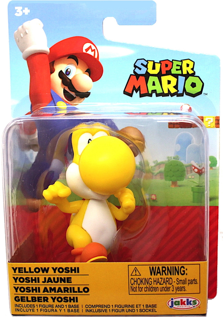 Jakks Pacific Super Mario Mini Action Figure - Yellow Yoshi