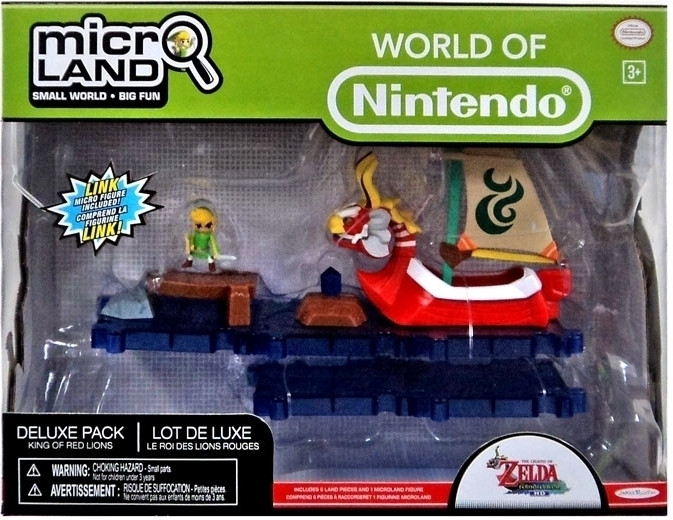 Jakks Pacific Zelda Microland Playset Deluxe - King of Red Lions