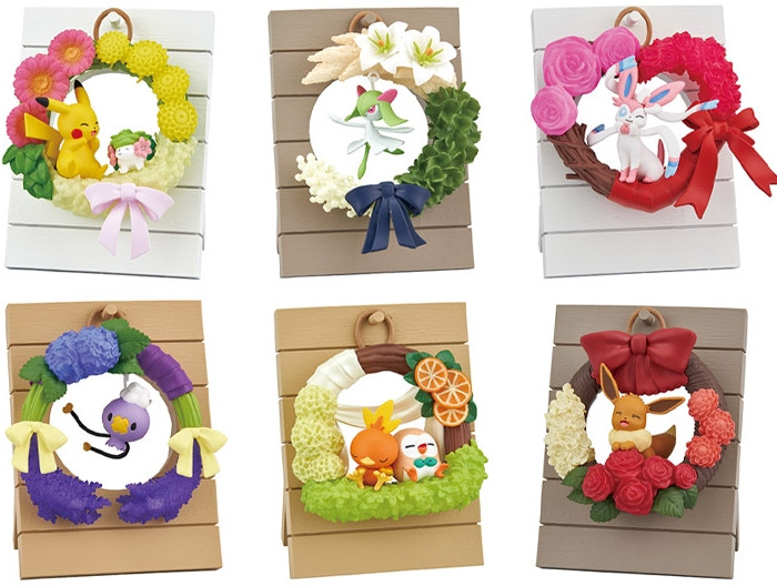 Re-Ment Pokemon Happiness Wreath Collection Blind Box (1 figure)