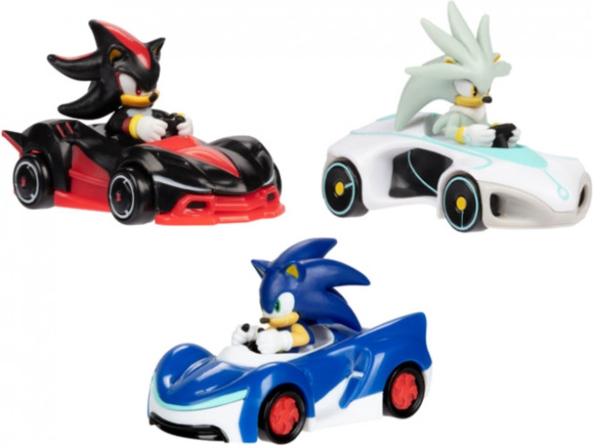 Jakks Sonic Die Cast 3 Vehicles Pack (Assorted)
