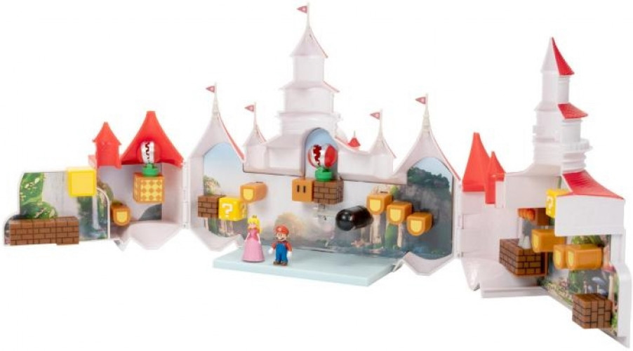 Jakks Super Mario Movie Mini World Deluxe Playset Peach's Castle