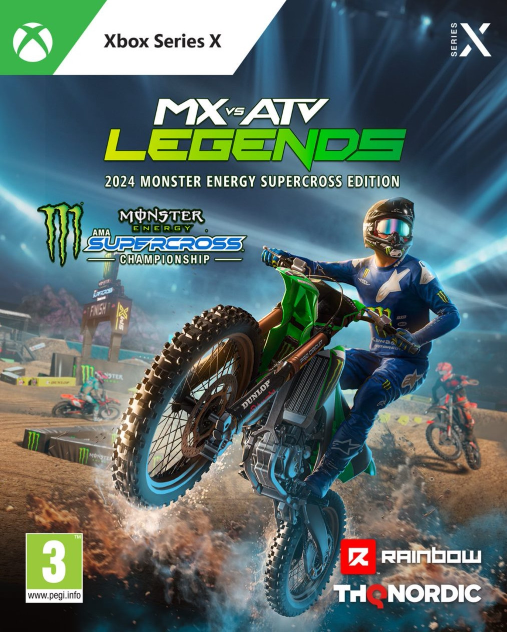 thq MX vs ATV Legends - 2024 (Monster Energy Supercross Edition) - Microsoft Xbox Series X - Rennspiel - PEGI 3