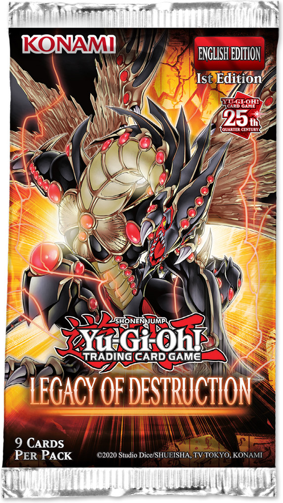 Konami Yu-Gi-Oh! TCG Legacy of Destruction Booster Pack