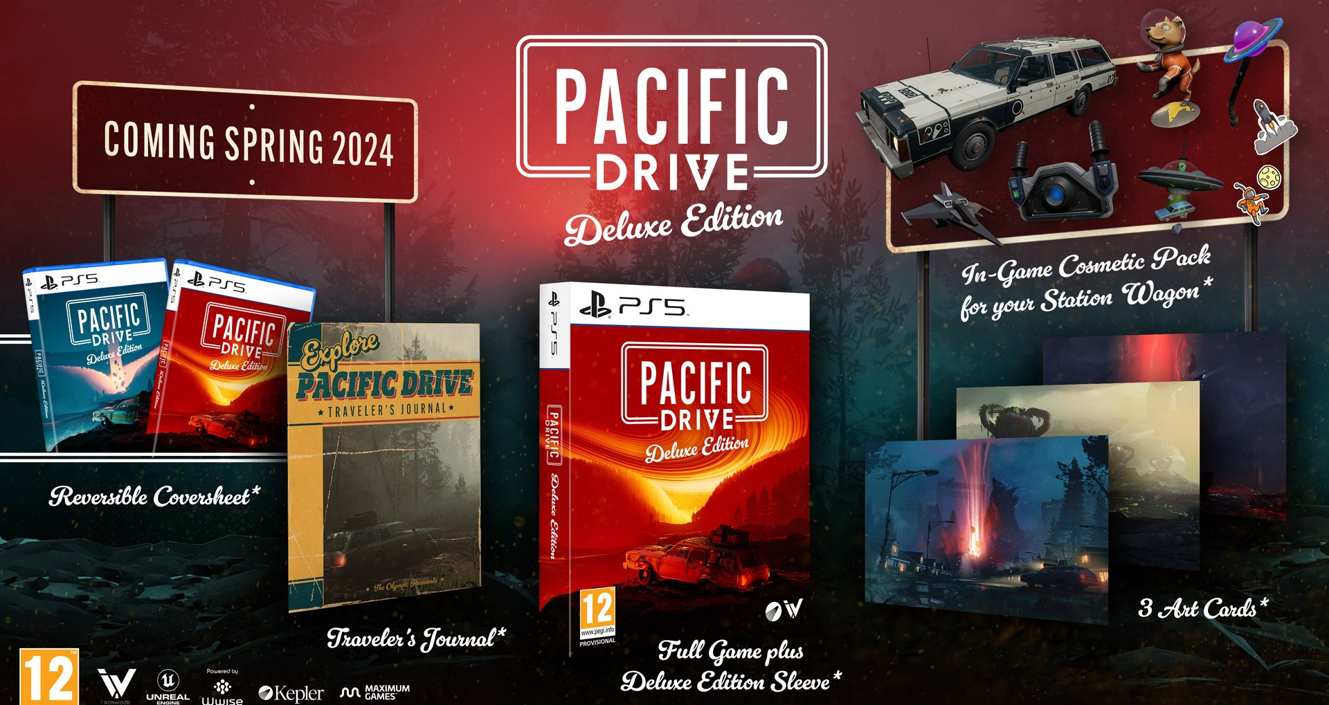 maximumgames Pacific Drive (Deluxe Edition) - Sony PlayStation 5 - Simulation - PEGI 12