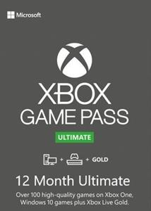 Microsoft Studios Xbox Game Pass Ultimate– 12 Month Subscription