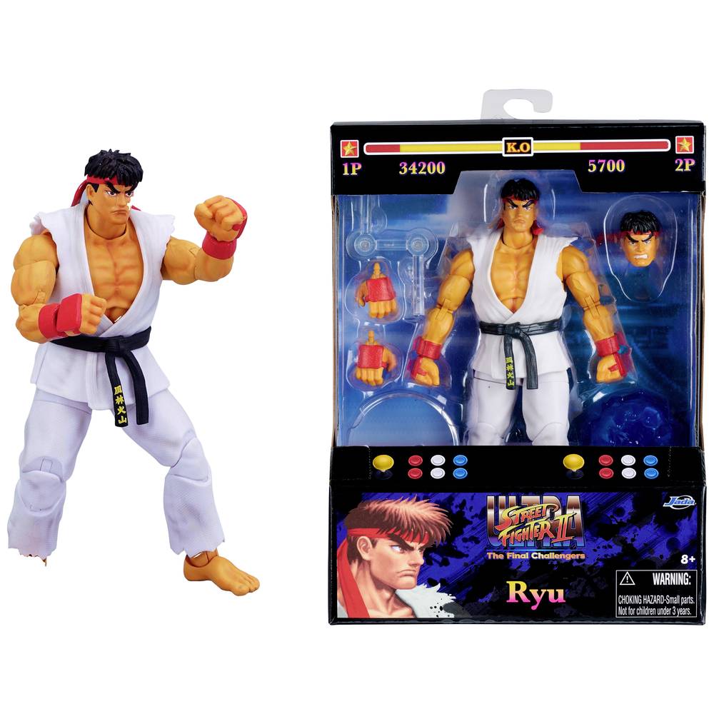 jadatoys JADA TOYS Street Fighter II Ryu 6  Figure