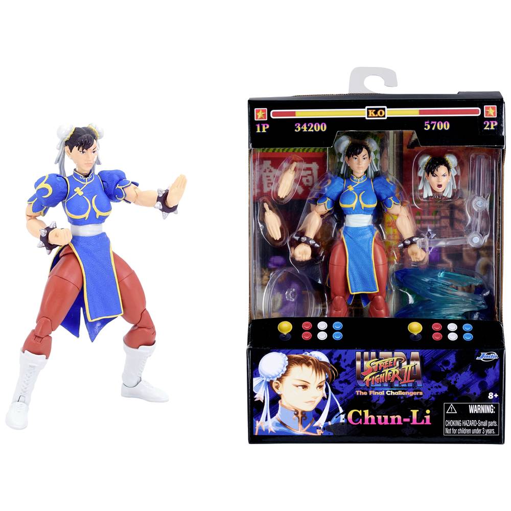 jadatoys JADA TOYS Street Fighter II Chun-Li 6  Figure