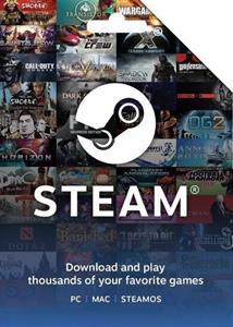 Valve What is Steam Wallet Gift Card 110 EUR?