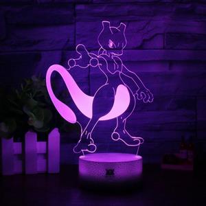 Pokémon Mewtwo Sfeerlamp (LED) inclusief afstandbediening