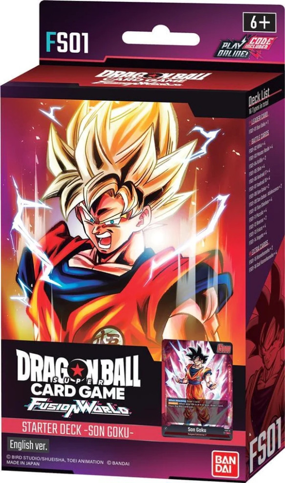 Bandai Dragon Ball Super TCG Fusion World Starter Deck - Son Goku