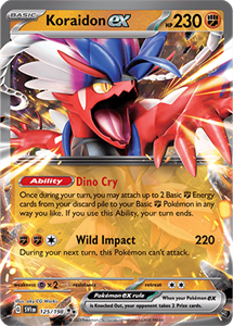 Pokémon Koraidon EX - SVI 125 -  kaart (Scarlet & Violet)