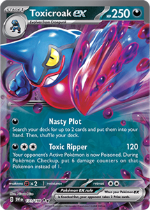 Pokémon Toxicroak EX - SVI 131 -  kaart (Scarlet & Violet)