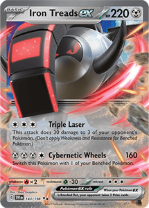 Pokémon Iron Treads EX - SVI 143 -  kaart (Scarlet & Violet)