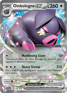 Pokémon Oinkologne EX - SVI 158 -  kaart (Scarlet & Violet)