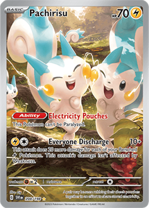 Pokémon Pachirisu Illustration Rare - SVI 208 -  kaart (Scarlet & Violet)