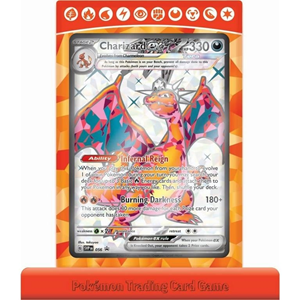 Pokémon Charizard EX Scarlet & Violet Promo 056 (Incl. Stand, sleeves en toploader)