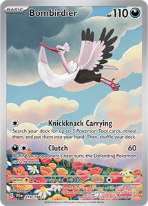 Pokémon Bombirdier Illustration Rare - SVI 219 -  kaart (Scarlet & Violet)