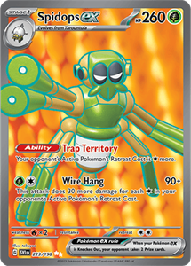 Pokémon Spidops EX Ultra Rare - SVI 223 -  kaart (Scarlet & Violet)