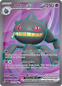 Pokémon Banette EX Ultra Rare - SVI 229 -  kaart (Scarlet & Violet)