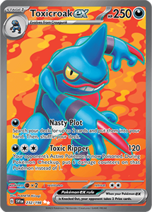 Pokémon Toxicroak EX Ultra Rare - SVI 232 -  kaart (Scarlet & Violet)