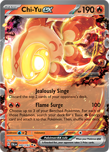 Pokémon Chi-Yu EX Double Rare - PAL 040 -  kaart (Scarlet & Violet - Paldea Evolved)