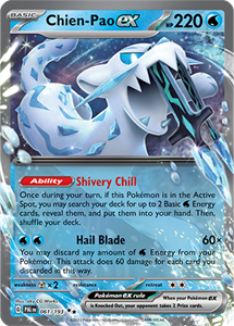 Pokémon Chien-Pao EX Double Rare - PAL 061 -  kaart (Scarlet & Violet - Paldea Evolved)