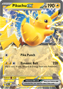 Pokémon Pikachu EX Double Rare - PAL 063 -  kaart (Scarlet & Violet - Paldea Evolved)