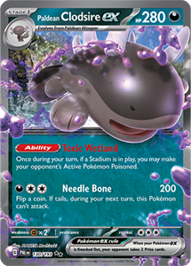 Pokémon Paldean Clodsire EX Double Rare - PAL 130 -  kaart (Scarlet & Violet - Paldea Evolved)