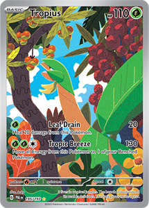 Pokémon Tropius Illustration Rare - PAL 195 -  kaart (Scarlet & Violet - Paldea Evolved)